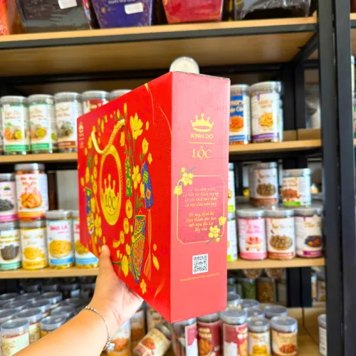 Bộ Quà Tết Lộc Tài Số 4 - Bộ Quà Tết Kinh Đô Lộc 5 Món 540,4g
