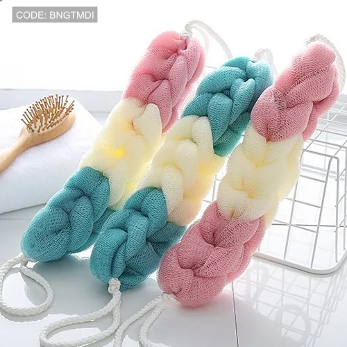Bông Tắm Dài 3 Màu Tạo Bọt 27X5cm moi