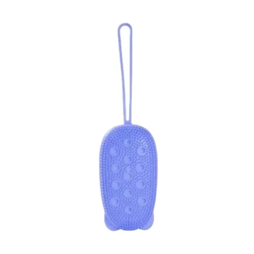 Bông Tắm Tạo Bọt 2 Mặt Bằng Silicon Hình Chuột - Bông Tắm Silicon Mềm Mại 12x6,5x5,5cm