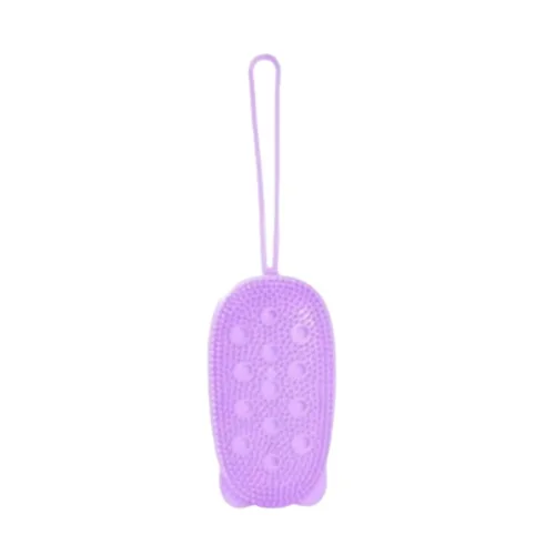 Bông Tắm Tạo Bọt 2 Mặt Bằng Silicon Hình Chuột - Bông Tắm Silicon Mềm Mại 12x6,5x5,5cm
