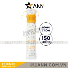 Bông Tẩy Trang Mihoo 150 Miếng
