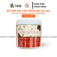 Bột Đắp Mặt Tắm Trắng Da Đậu Đỏ 2in1 Nguyên Chất T&T Beauty 150g/Hộp