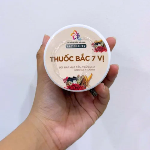 Bột Đắp Mặt Tắm Trắng Thuốc Bắc 7 Vị Da Nguyên Chất T&T Beauty 150g/Hộp