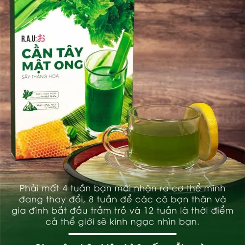 Bột Cần Tây Mật Ong xứng đáng cho SẢN PHẦM XANH CHO SỨC KHỎE XANH