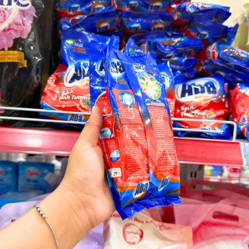 Bột Giặt Nhiệt Aba Sạch Tinh Tươm Túi 380g