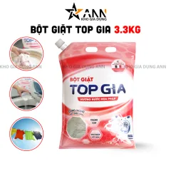 Bột Giặt Quần Áo Top Gia 3.3kg Hương Nước Hoa Pháp