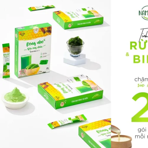 Bột rong nho sữa ong chúa Namiso tinh hoa rừng và biển