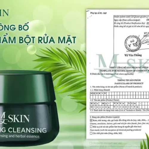 Bột Rửa Mặt MQ Skin Phiên Bản Cải Tiến