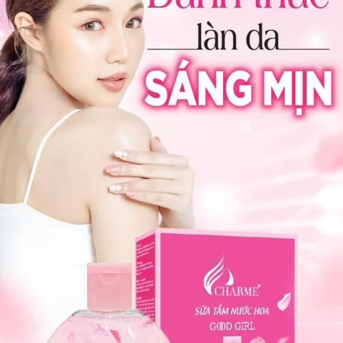 Bùng nổ thị trường mỹ phẩm với sản phẩm đi đầu xu hướng Sữa Tắm Trắng Hương nước hoa CHARME GOOD GIRL