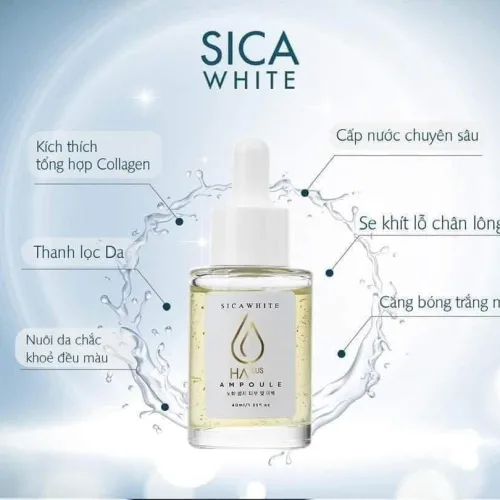 Buổi sáng mà không thoa Serum Ampoule HA SiCa White thì thật sự có lỗi với làn da
