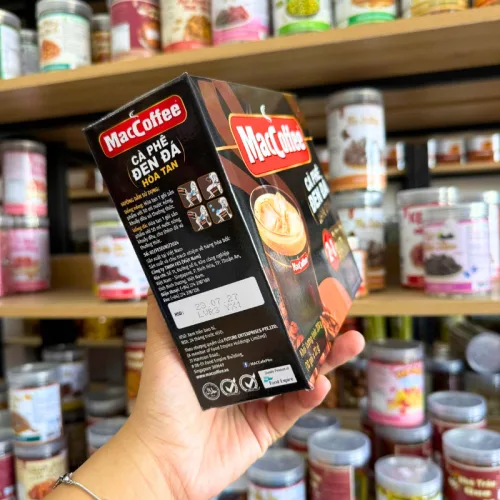Cà Phê Đen Đá Mac Coffee - Cà Phê Đen Đá Hòa Tan 2 In 1 220g