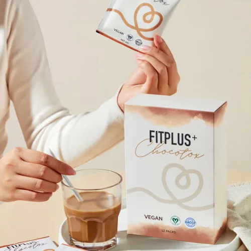 Cà Phê Giảm Cân Nấm Sbody Fitplus Chocotox Hộp 12 Gói công thức đánh bại mọi mỡ cứng chai lì