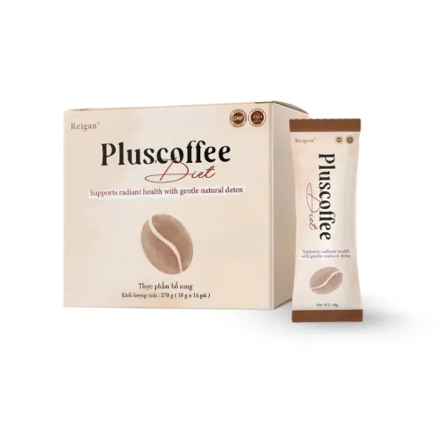 Cà Phê Giảm Cân Pluscoffee Diet 270g (18g x 15 Gói)