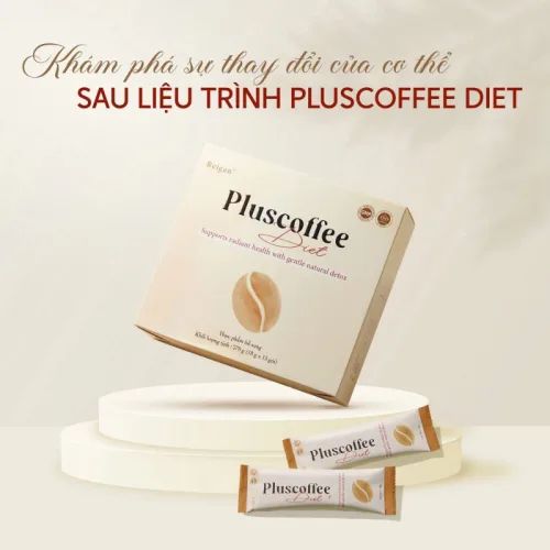 Cà Phê Giảm Cân Pluscoffee Diet 270g (18g x 15 Gói)