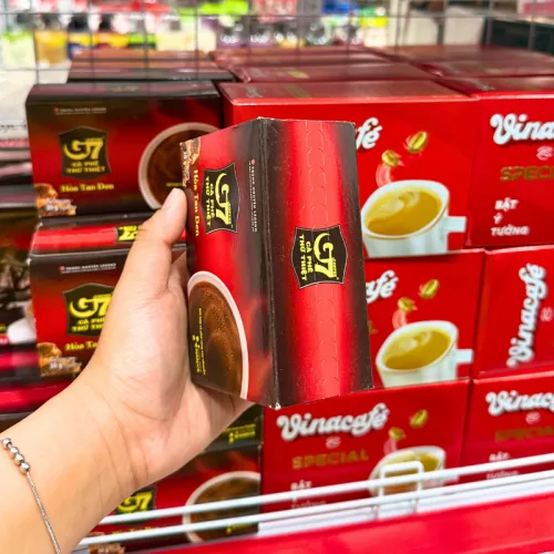 Cà Phê Hoà Tan Đen G7 Dạng Hộp 30g