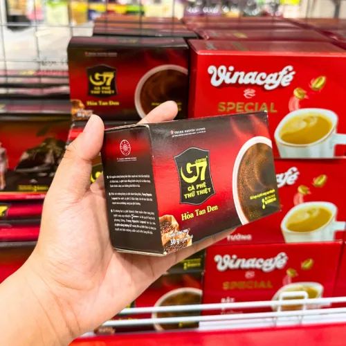 Cà Phê Hoà Tan Đen G7 Dạng Hộp 30g