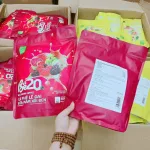 Cà Phê Lê Gai Bứa Mâm Xôi Đen Be20 300g (10g x 30 Gói) - Bịch Hồng