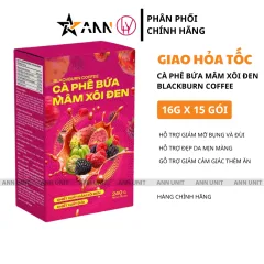 Cà Phê Bứa Mâm Xôi Đen Blackberry Coffee 16g x 15 gói
