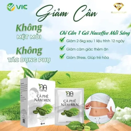 Cà Phê Nấm Men Làm Gầy Na Coffee VIC Organic