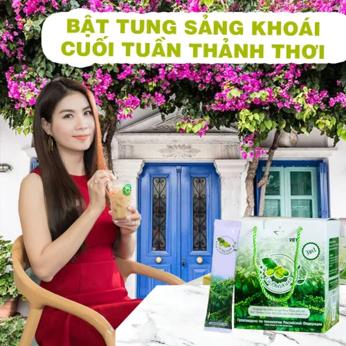 Cà Phê Xanh Thiên Nhiên Việt Hộp Lớn 30 Gói