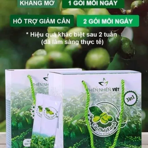 Cà phê xanh kháng mỡ