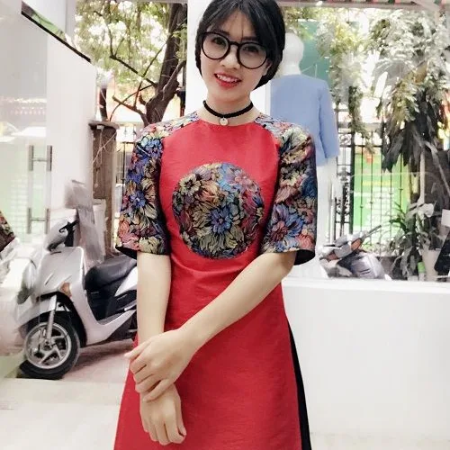 Cách chọn áo dài cách tân gấm lụa đẹp sang chảnh