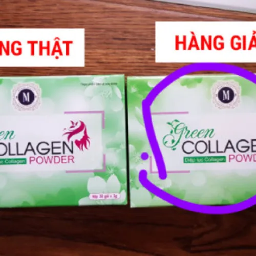 Cách nhận biết Diệp lục Green Collagen hàng thật hay giả