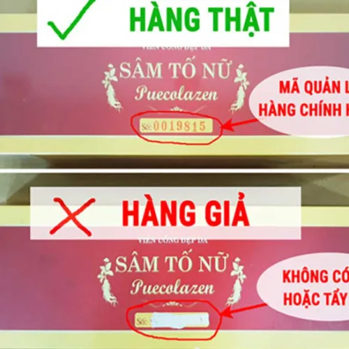 Cách phân biệt sâm tố nữ thật giả cách kiểm tra chính hãng