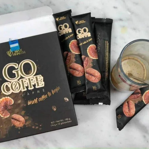 Cafe giảm Cân Go Coffe Max Health Xóa Mã Hộp Lớn 12 Gói