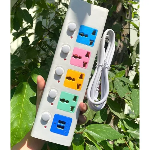 Ổ Cắm Điện 4m Đa Năng Kèm Sạc USB