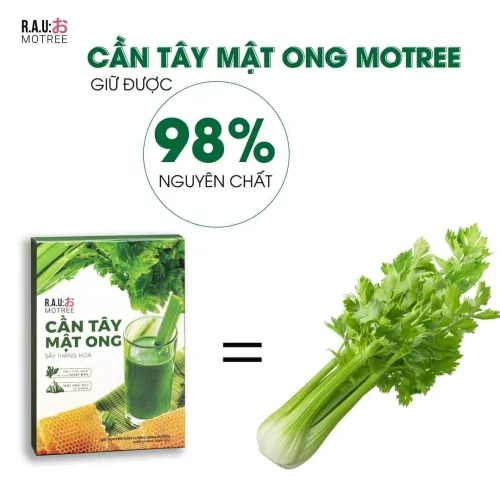 Cần tây mật ong Motree – giữ trọn dưỡng chất – hiệu quả trọn vẹn