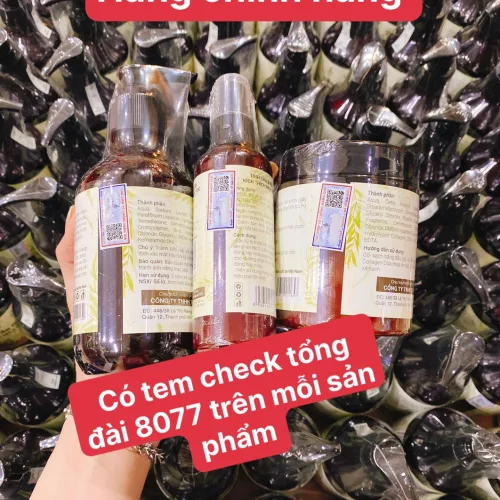 Cảnh báo hàng giả nhái khi khách hàng mua combo cốt gội bồ kết hà thủ ô DR DI.HI