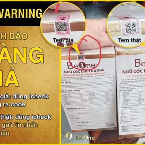 Cảnh báo và cách phân biệt hàng giả ngũ cốc Beone