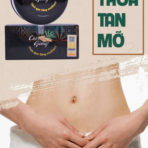 Cao gừng tan mỡ - "cực phẩm" tan mỡ cho mẹ sau sinh