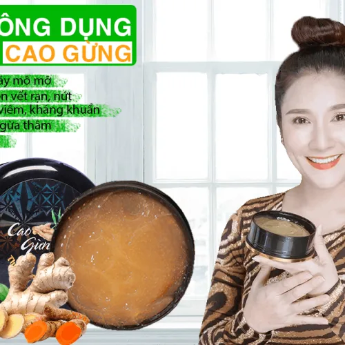 Cao gừng thiên nhiên việt có công dụng như thế nào?