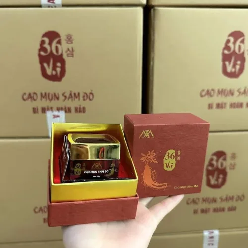 Cao Mụn Sâm Đỏ 36 Vị MeeA Organic Loại Lớn 15g