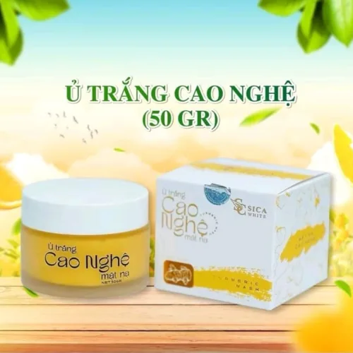 cao nghệ Sica White hỗ trợ da trong quá trình làm sạch thâm  mụn