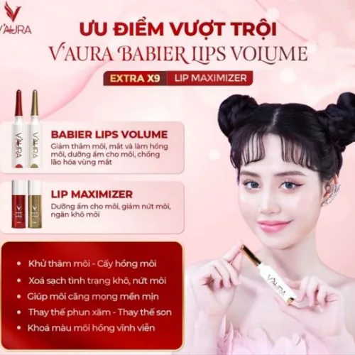 Cấy Hồng Môi Vaura Master Lips V3 Extra X9 được chiết xuất từ thành phần thiên nhiên