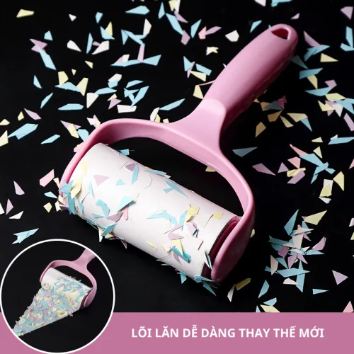 Cây Lăn Bụi Quần Áo Kèm 2 Lõi Lăn 9x12cm