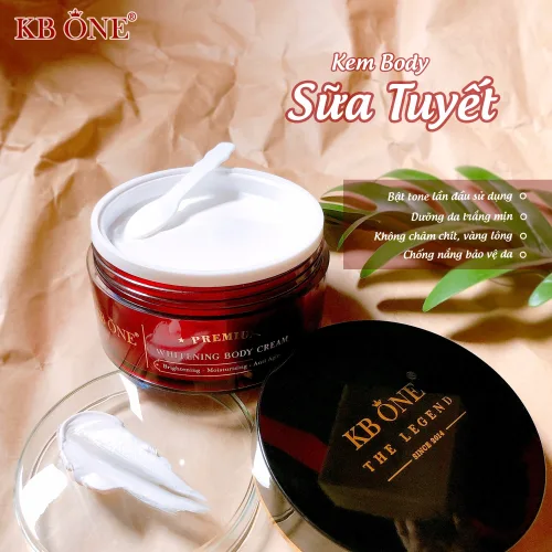 Chăm da tại nhà đã có body sữa tuyết KB ONE