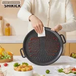 Chảo gang có vân sẵn loại thường