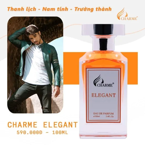 Charme Elegant như một ly rượu ngon sang trọng bền bỉ bám tỏa và nhẹ nhàng vương vấn trên da lâu rất lâu