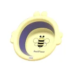 Chậu Gấp Gọn Silicone Hình Con Ong - Chậu Rửa Mặt Gấp Gọn Bằng Nhưa An Toàn Cho Bé 33x31,5x4 Cm