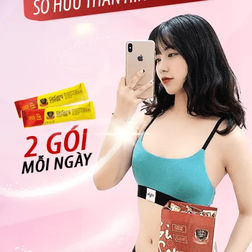 Chỉ với 2 gói Cà Phê Sâm mỗi ngày, sẽ mang đến cho bạn 1 thân hình như mơ