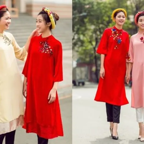 Chọn và mặc áo dài cách tân đẹp không hề đơn giản nhé!
