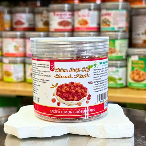 Chùm Ruột Sấy Chanh Muối Mini 250g - Hộp Pet