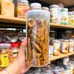 Chuối Chiên Giòn Mè Gừng 250g - Hộp Pet