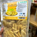 Chuối Sấy Giòn 300g Túi Zip Bạc