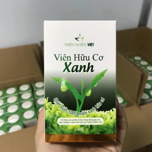 Chuyên sỉ VIÊN HỮU CƠ XANH hỗ trợ tăng kích thước vòng 1