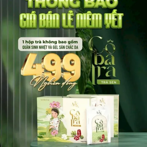 Cô Ba Trà giá niêm yết mới ( không bao gồm quần sinh nhiệt và gel săn chắc da)